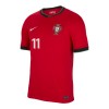 Camisola Portugal Joao Felix 11 Homen Equipamento 1ª Euro 2024